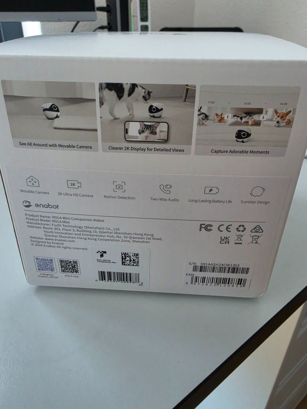 Spielzeuge: Enabot Rola Mini-Begleitroboter – Neu (gemäss Beschreibung) aus Bern von teraz 3