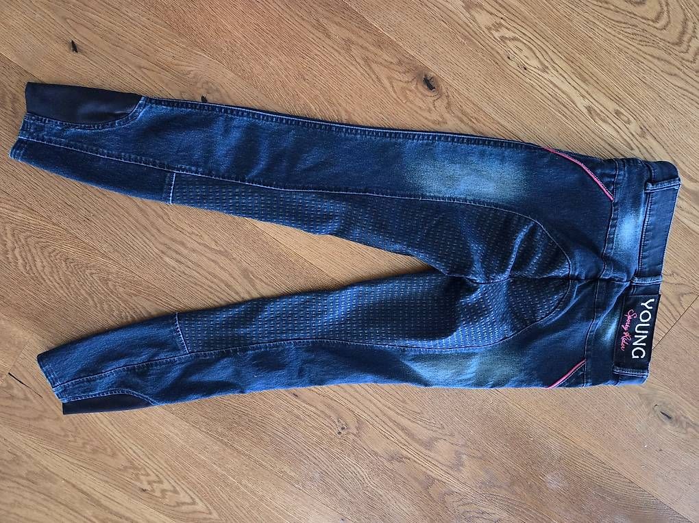 Pantaloni: Jeans-Reithose Grösse 164 – Usato da Dinhard venduto da Xspark 2