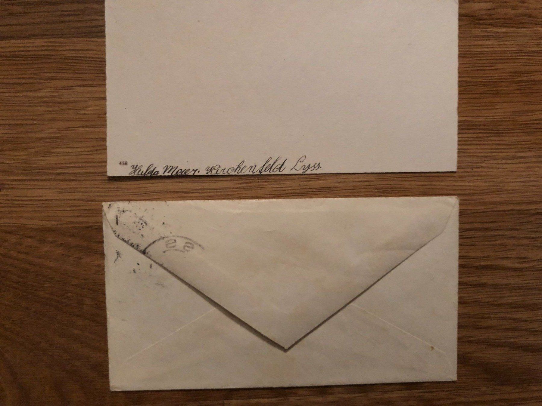 Tous les timbres: Kleinbrief mit Neujahrskärtchen, Lyss 30.XII.34 – D'occasion à Landquart par interesse63 2