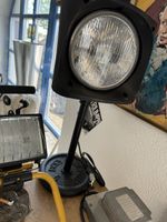TR7 Lampe Design Scheinwerfer Vintage mit Trafo Retrolook 