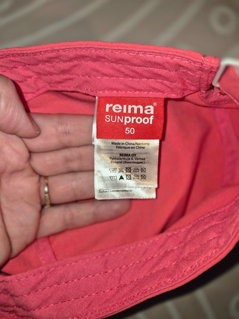 Reima Altro abbigliamento per bambina: Tolle Kappe Reima Sunproof Pink Grösse 50. – Usato da Urdorf venduto da Nataschli 2