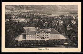 Chur, Kaserne und Stadt aus der Vogelsch