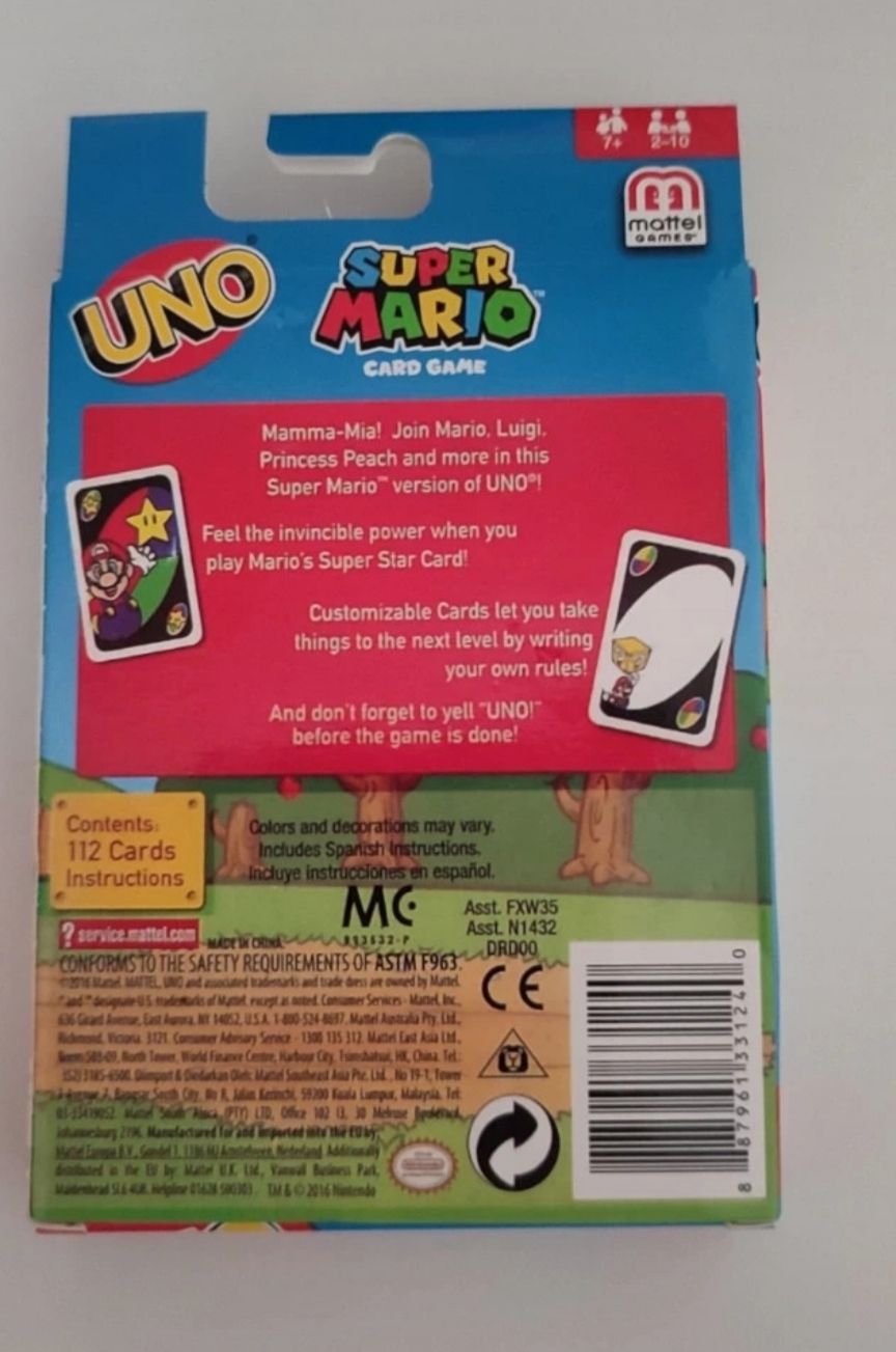 Giochi: JEU UNO Mario neuf – Nuovo e nell'imballaggio originale da Leytron venduto da SoniaGreen 1