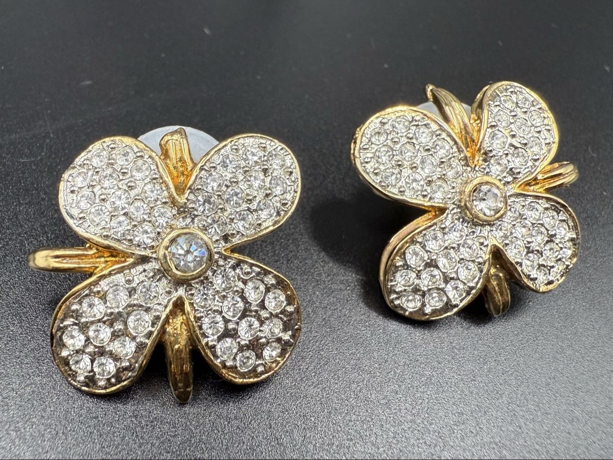 Orecchini pendenti & Orecchini a lobo: Vintage-Ohrringe Goldfarben – Usato da Lamone venduto da LaCantinaMagica 1