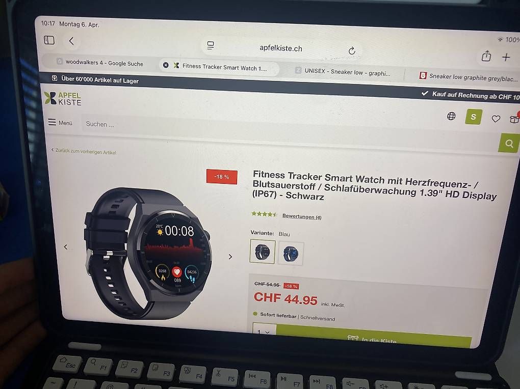 Smartwatch: Smart Watch inkl. Fitnesstracker – Gebraucht aus Liebefeld von simone.lerch 1