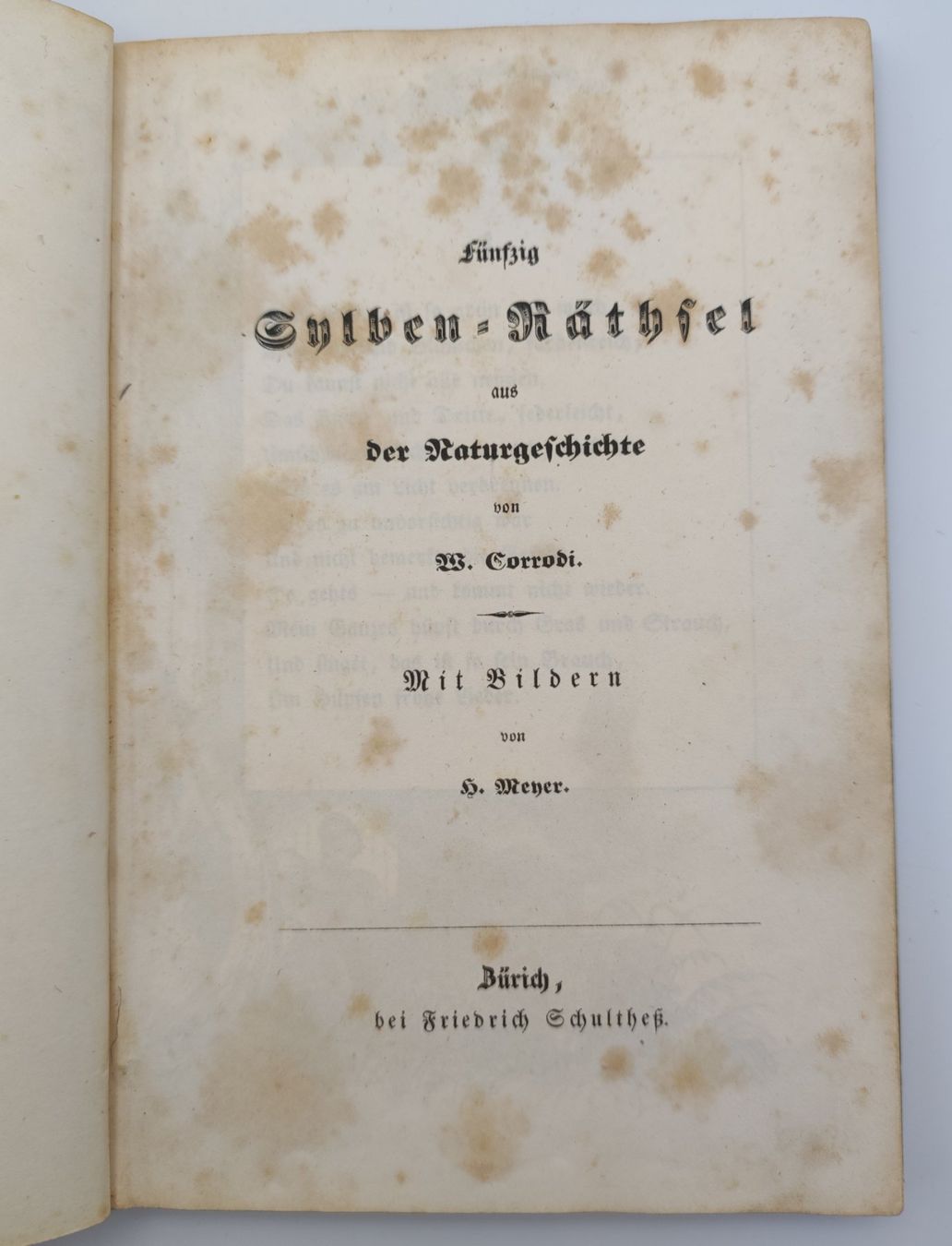 Bücher: FÜNFZIG SYLBEN-RÄTHSEL – Gebraucht aus Goldach von Gaip 1