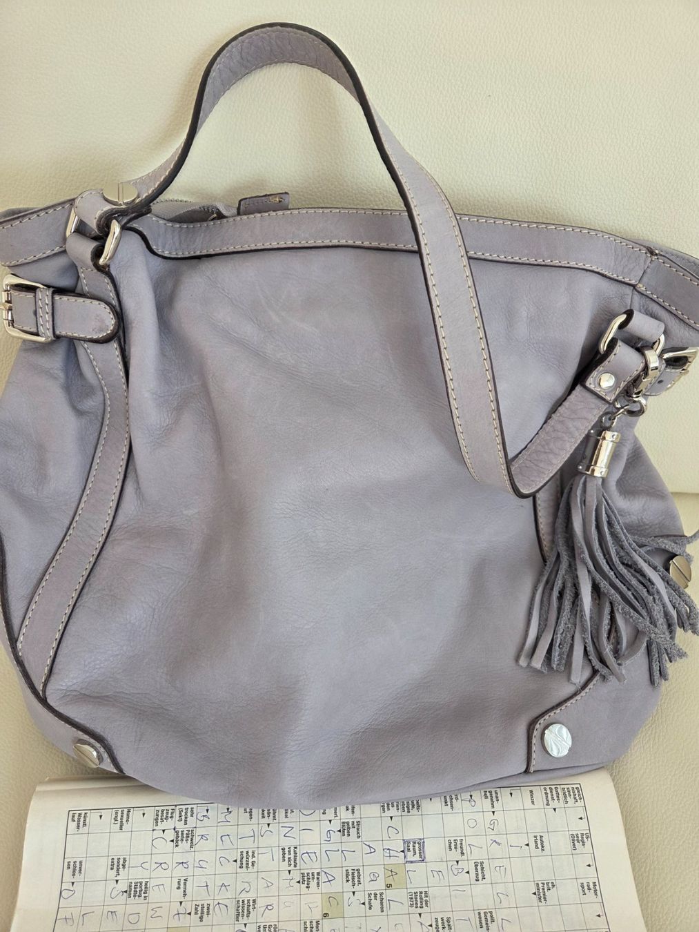 Borse da donna: Ledertasche hellos Flieder – Usato da Oberkirch LU venduto da aimee2010 2
