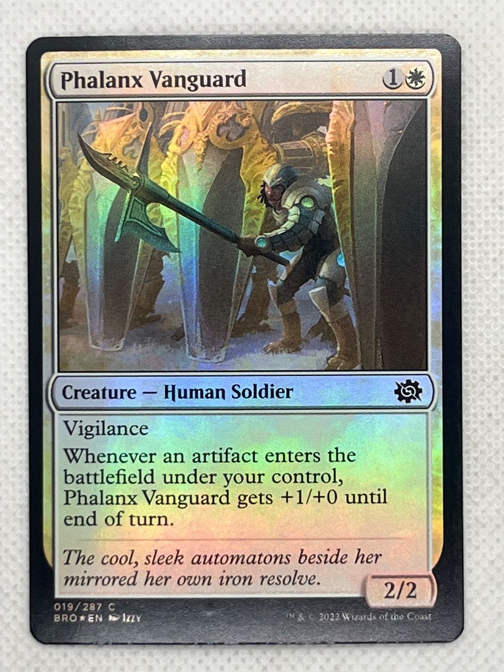 Magic The Gathering Carte collezionabili: Phalanx Vanguard Foil MTG – Usato da Hinterkappelen venduto da Kim1992