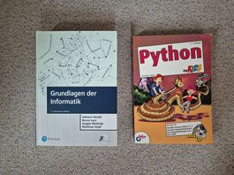 2 Bücher Informatik: Grundlagen der Informatik & Python