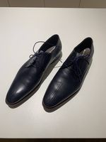 Floris van Bommel Herren Lederschuhe - Dunkelblau  Gr. 44