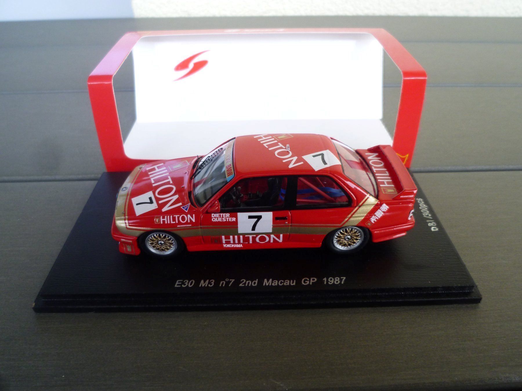 Modellautos: BMW M3 (E30) (Macau GP 1987) – Neu und originalverpackt aus Flawil von Imperiosud 1