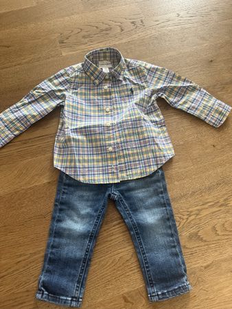 Ralph Lauren & Guess Outfit, Gr. 12 Monate