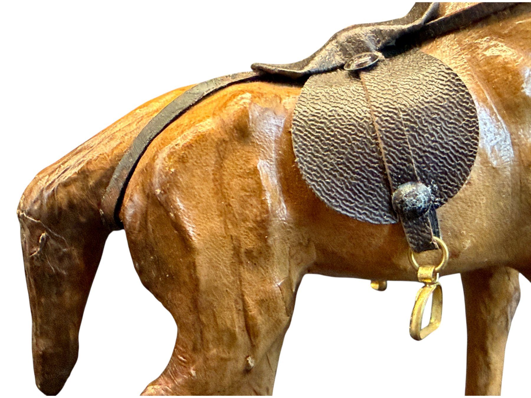 Figuren: Figurine de cheval vintage en cuir – Gebraucht aus Morges von vintiques 5