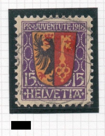 Tutti i francobolli: 1918  PRO JUVENTUTE @ – Usato da Basel venduto da Ammedysli49 1