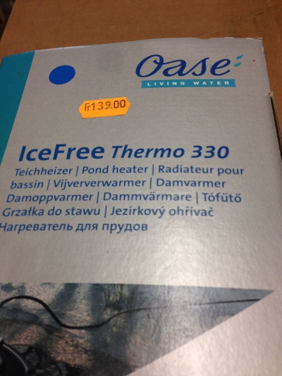 Teich Oase Ice Free Thermo 330 Kaufen auf Ricardo