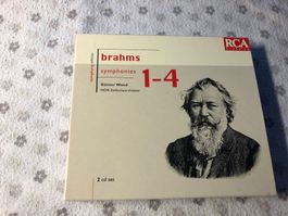Brahms Symphonien 1-4, 2 CD Set, guter Zustand