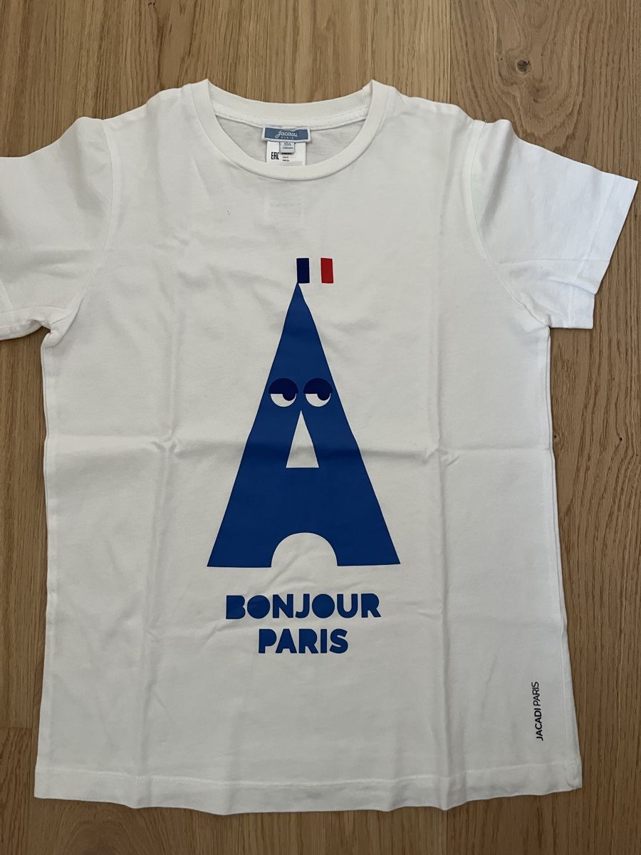 Jacadi Lotti & Set di vestiti: 2 T-Shirts Jacadi mit Eiffelturm, 140/10J – Usato da Winterthur venduto da jul_65qh 1