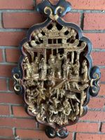 Asiatische Schnitzerei Wanddekoration Original