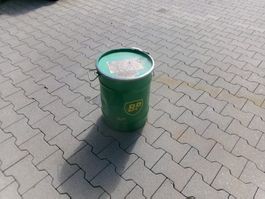 Vintage BP Fett  Fass, Metall, leer, Durchmesser 30 cm