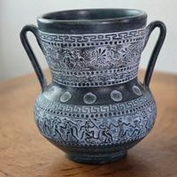 Amphore Lychnari, 20 cm hoch, 15cm durchmesser, Top Zustand