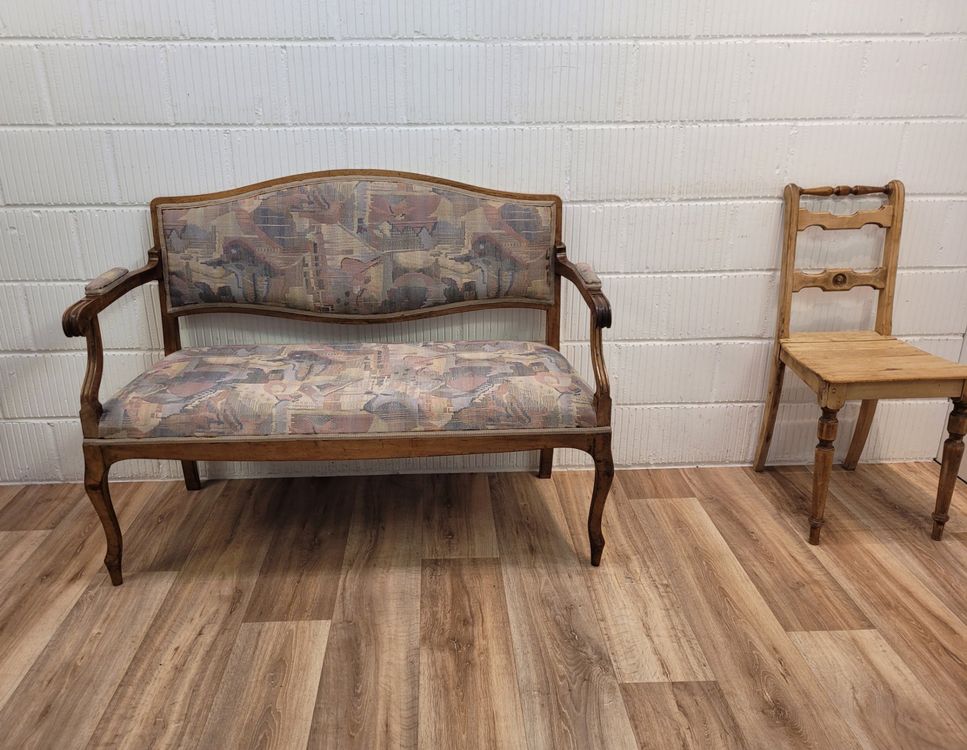 Biedermeier Sofa Diwan Ruhebett Polster Sitzbank, Polsterban (Gebraucht ...