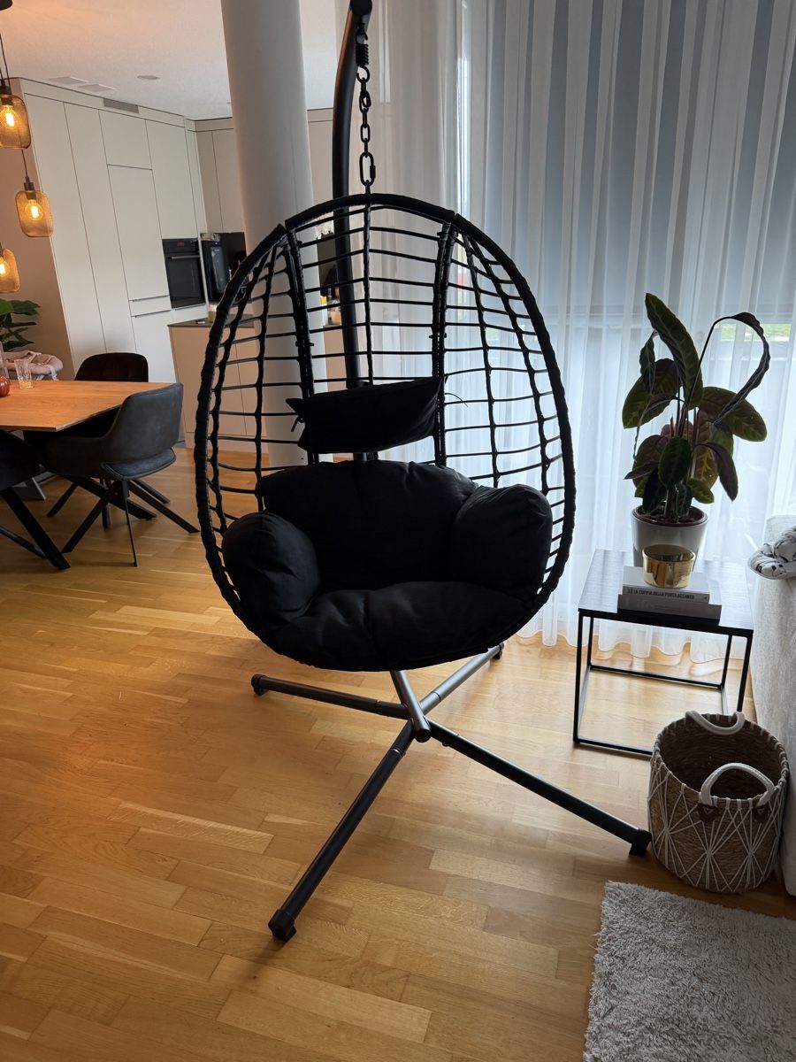 Jysk Sièges suspendus: Hängesessel Schwarz Neuwertig – Neuf (Voir description) à Lyss par JoelA. 4