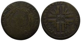 LU 20 Kreuzer 1713 (Fälschung? Material)