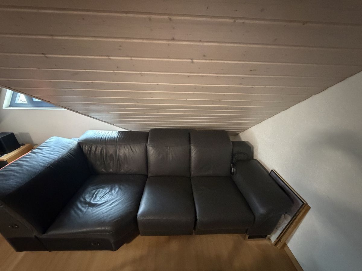 Divani: Ledersofa dunkelgrau – Usato da Stäfa venduto da Cooper82