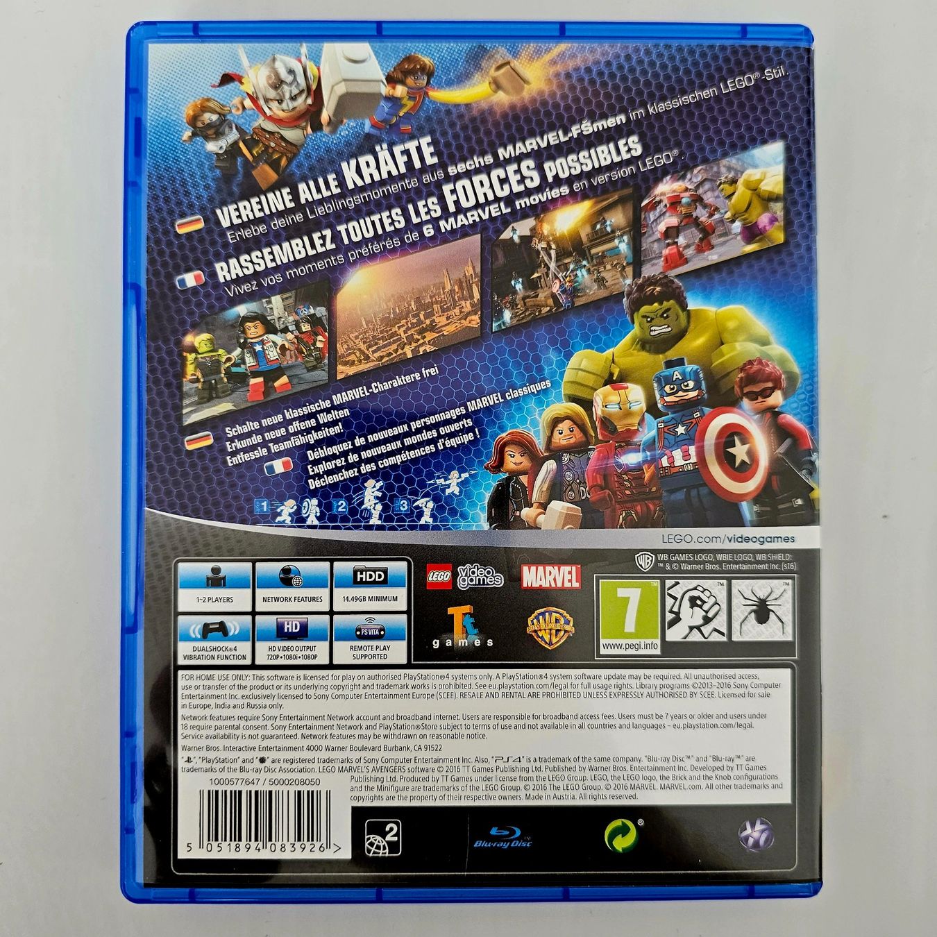 Sony Giochi: Lego Marvel Avengers (PS4) – Usato da Holziken venduto da Miglioregamesnmore 1