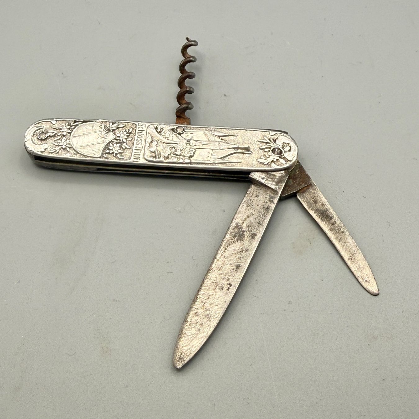 Coltelli tascabile: Antikes Alusackmesser Schloss Thun (F.Schoder Thun) – Usato da Ueberstorf venduto da Brocandi 3