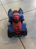 RC Quad ATV Toy Tyco blue red with rider good condition