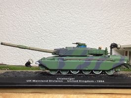 Challenger UK Militär Panzer Modell 1:72 Vitrine OVP