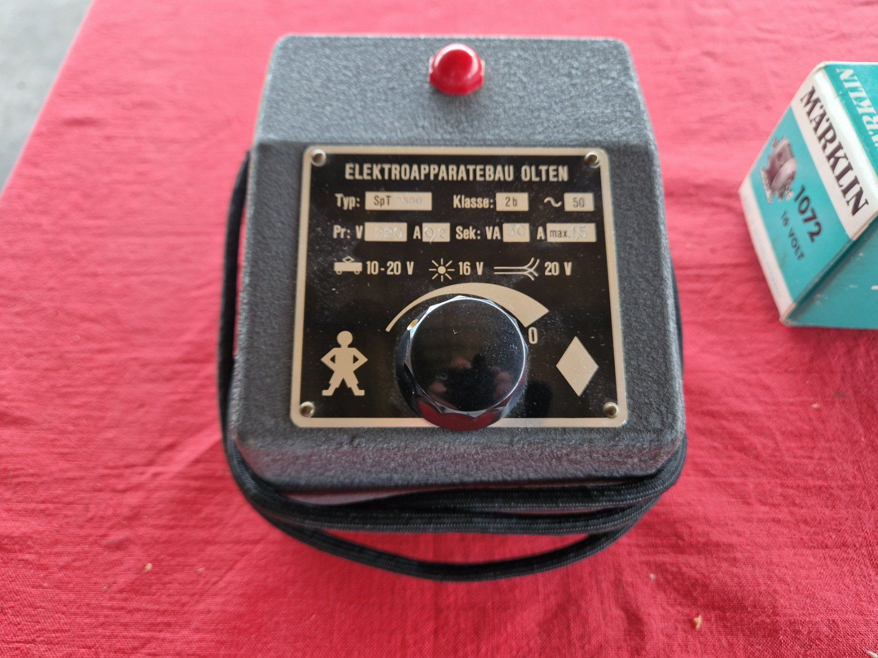 Motoren: Märklin Elektromotor OVP / 1072 mit Transformator – Gebraucht aus Wädenswil von tome70 3