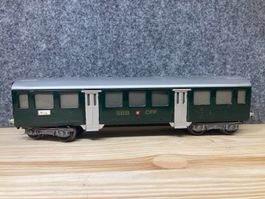 Hag Spur 0 Personenwagen 9671 grün 3. Klasse SBB