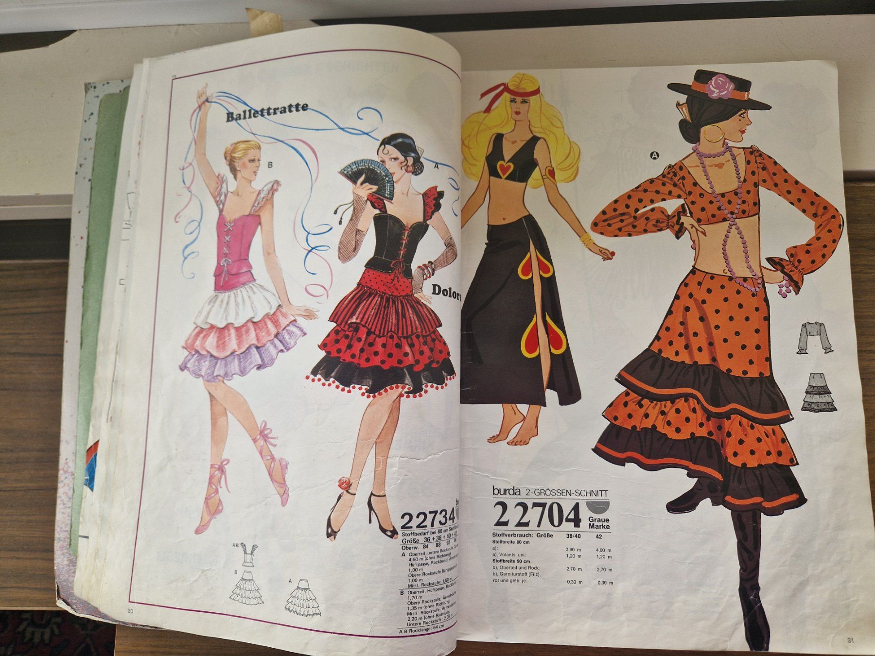 Cartamodelli: Schnittmuster Fasching 1979 Burda – Usato da Mörschwil venduto da lindaswunderkiste 3