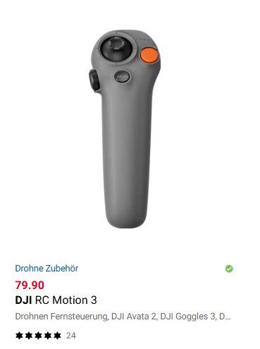 DJI Telecomando: DJI RC Motion 3 Controller NEU – Nuovo (secondo la descrizione) da Dübendorf venduto da minawa7