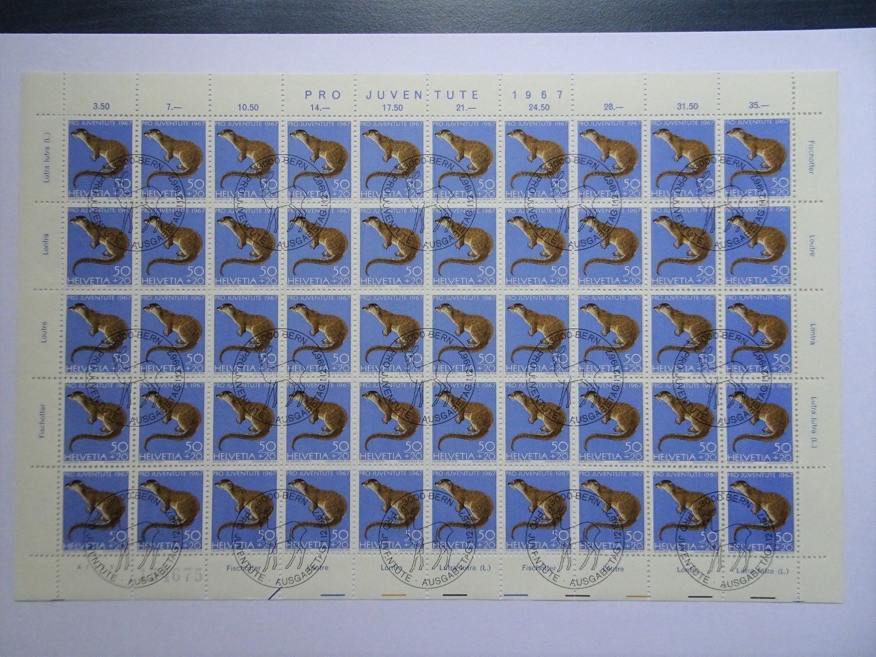 Tous les timbres: PJ 1967 – Neuf (Voir description) à Aadorf par Chnorli-Furz