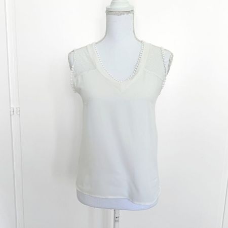 NAF NAF Top Blanc - Taille XS