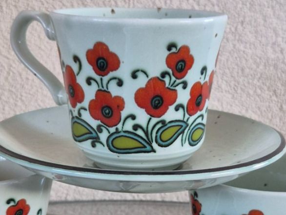 Lot de 5 coupelles et 4 tasses Country life Johnson Brothers England vintage