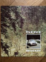 PEUGEOT 504 Prospekt 1974 brochure en français catalogue