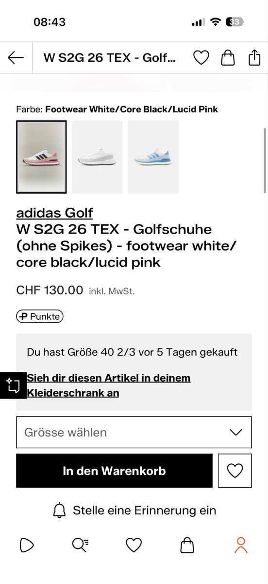 Scarpe da donna: Wunderschöner Adidas Damenturnschuh – Usato da Meilen venduto da Maria7137 1