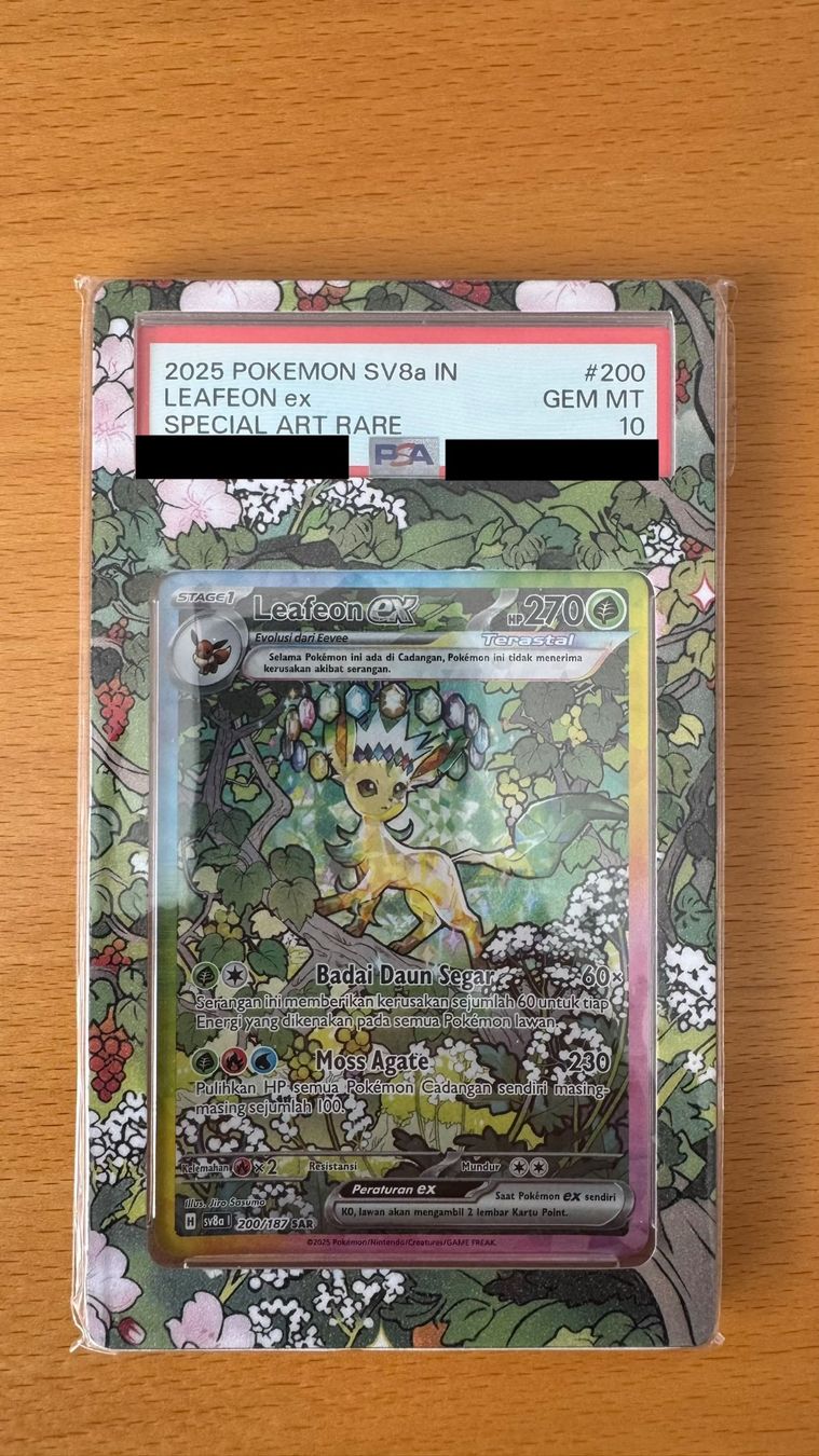 Pokemon Karte Leafeon 200 SV8a IN PSA 10 (Neu (gemäss Beschreibung)) in ...