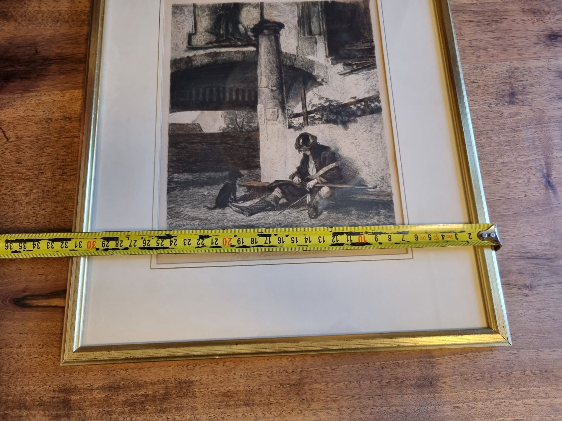 Gemälde: Antike Radierung Carel Fabritius The Sentry – Gebraucht aus Scharnachtal von devin03 7