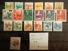 BIÉ ( D V) Schönes Lot postfrisch Kt. 64.-
