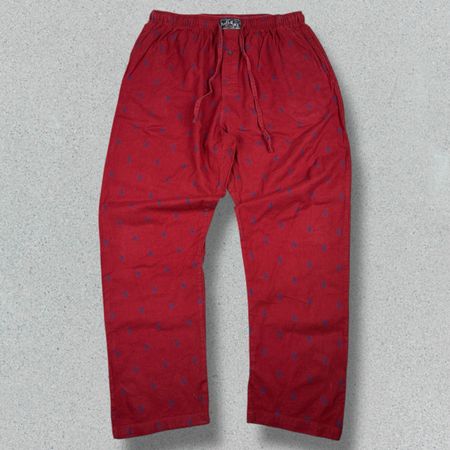 Pantalon Sleepwear Ralph Lauren multilogo Rouge - L