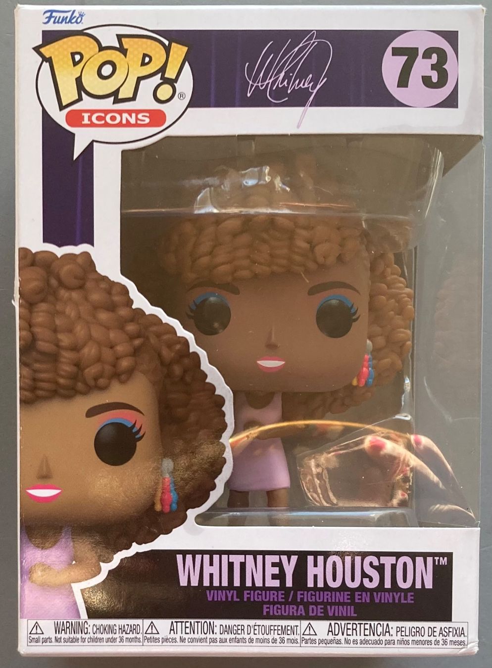 Funko Statuette: FUNKO POP WHITHNEY HOUSTON 73 – Nuovo e nell'imballaggio originale da Poliez-Pittet venduto da Newtown-Records