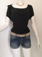 🤩ZARA GÜRTEL GOLD-FARBIG MIT SPIEGELN NEU