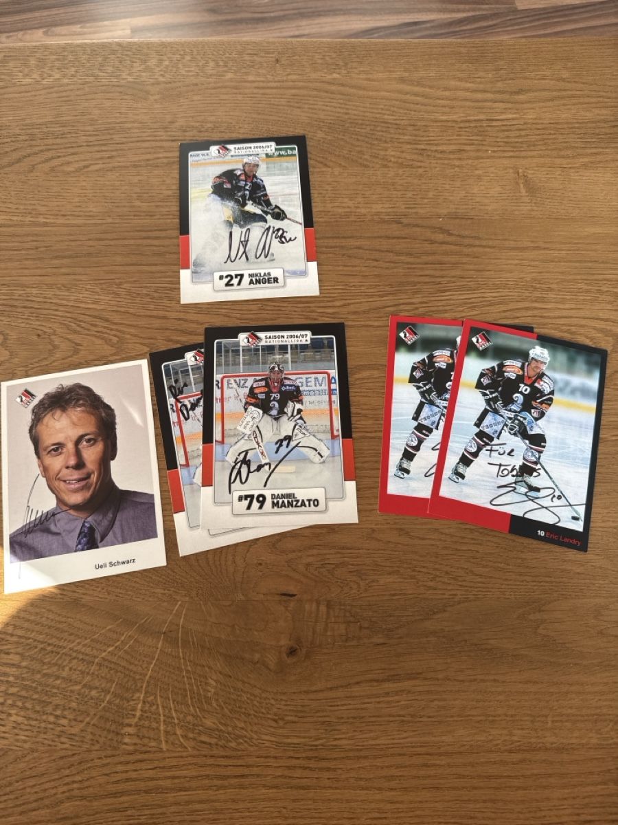 Autografi: Autogrammkarten EHC Basel – Usato da Ins venduto da Mi_Ro93