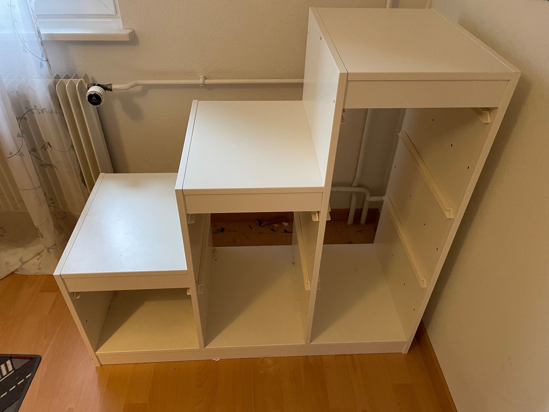Scaffali: Escalier de rangement enfant IKEA trofast, blanc – Usato da Biel/Bienne venduto da Pokebienne