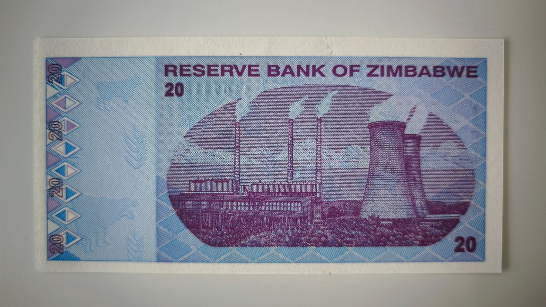 Banconote: Banknote Simbabwe 20 Dollars 2009 UNZ – Usato da Schlieren venduto da wnzel 1
